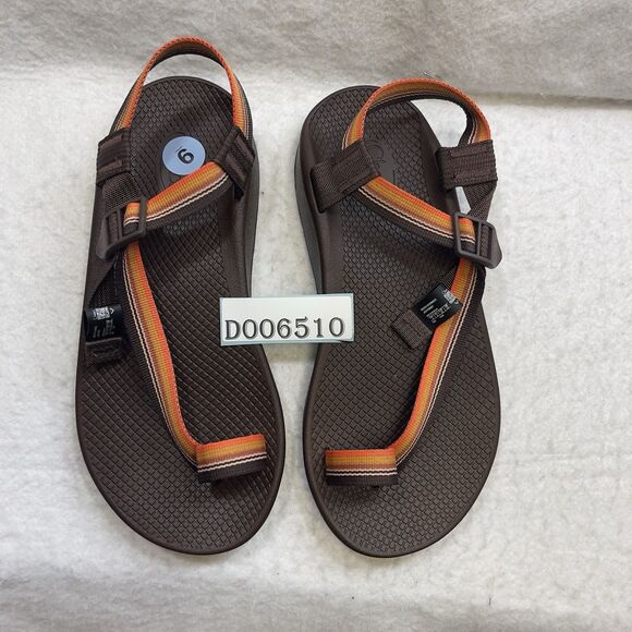 Chaco Sandals Men\'s 9 Orange Brown Bodhi Belt Java Toe Loop Strappy Beach Shoes main image 8